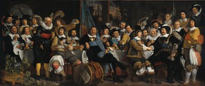 Oslava míru v Münsteru, 18. června 1648, v sídle kuší civi od Bartholomeus van der Helst