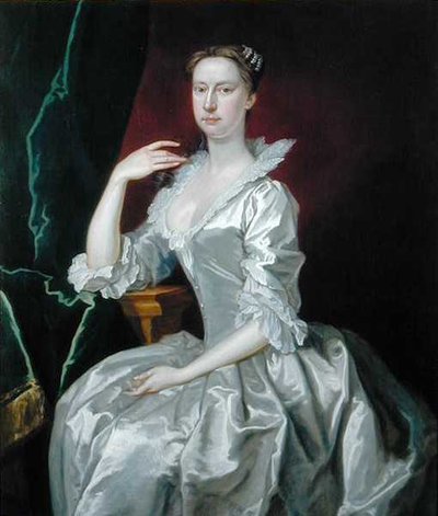 Portrét paní Elizabeth Ingram (olej na plátně) od Bartholomew Dandridge