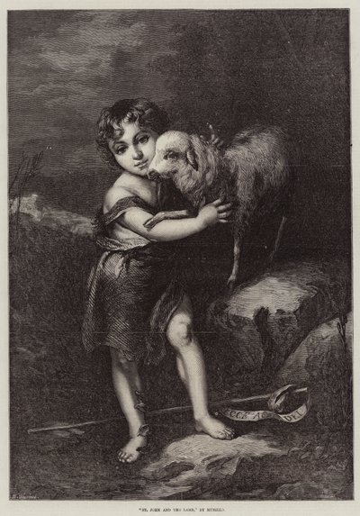 Svatý Jan a Beránek od Bartolomé Esteban Murillo