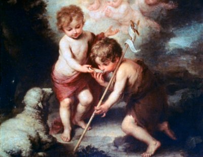 The Boys with the Shell, c1670 od Bartolomé Esteban Murillo