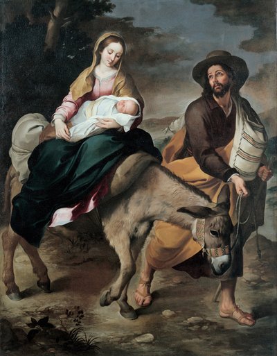 Útěk do Egypta, mezi 1645 a 1649 od Bartolomé Esteban Murillo