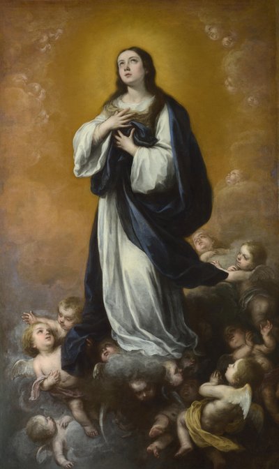 Neposkvrněné početí Panny Marie ze 17. století. od Bartolomé Esteban Murillo
