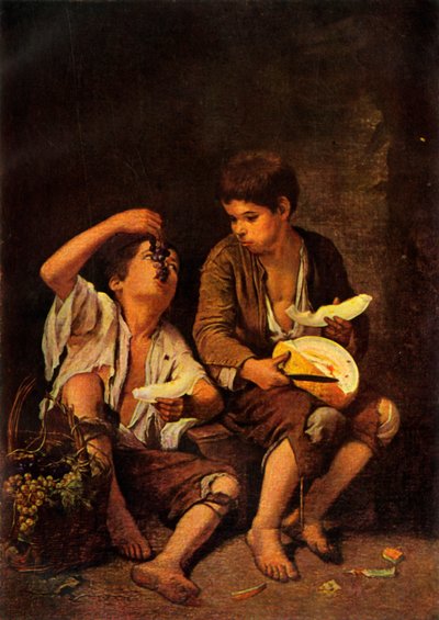 The Melon Eaters, c1650, 1946. od Bartolomé Esteban Murillo