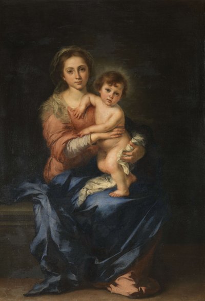 Panna a dítě, 1650. od Bartolomé Esteban Murillo