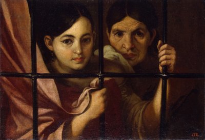 Dvě ženy za mříží, 1645 od Bartolomé Esteban Murillo