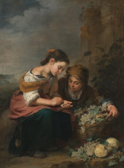 Malá prodavačka ovoce od Bartolomé Esteban Murillo
