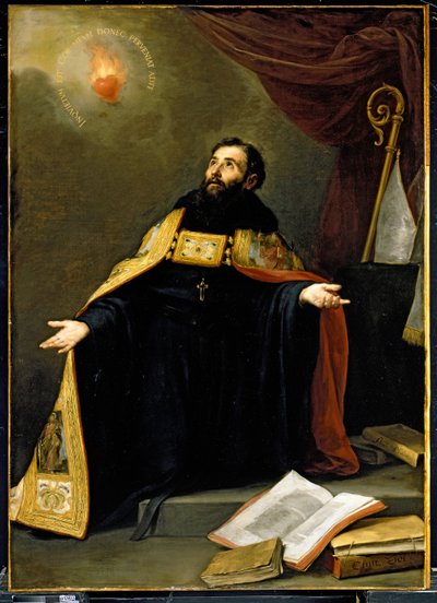 Svatý Augustin v extázi od Bartolomé Esteban Murillo