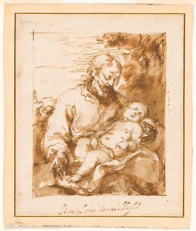 Svatý Josef a spící dítě od Bartolomé Esteban Murillo