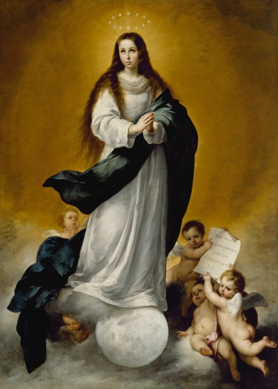 Panna Neposkvrněného početí od Bartolomé Esteban Murillo
