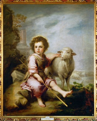 Dobrý pastýř (malba na plátně) od Bartolome Esteban Murillo