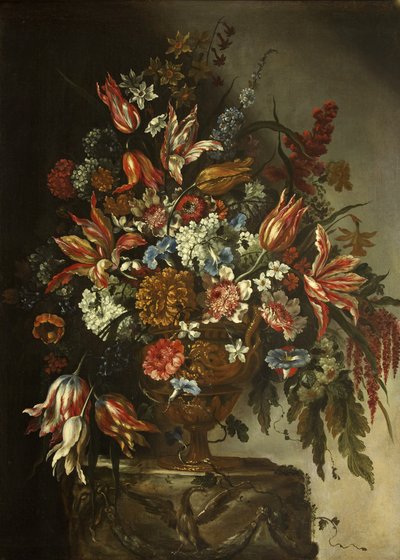 Květina (olej na desce) od Bartolomeo (attr. to) Bimbi