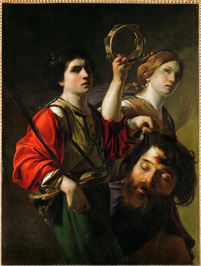 Davidův triumf - Davidův triumf ... od Bartolomeo (manner of) Manfredi