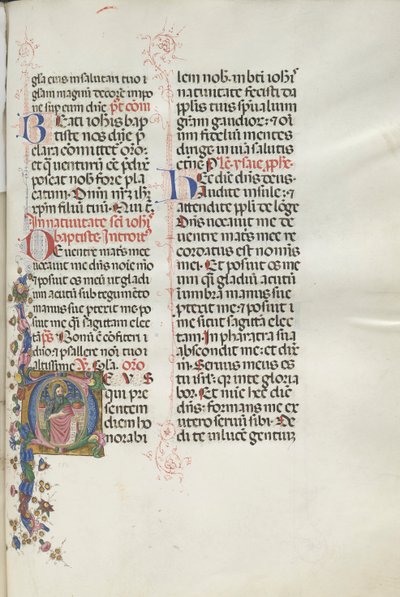 Missale: Fol. 287: Svatý Jan Křtitel, 1469. od Bartolomeo Caporali