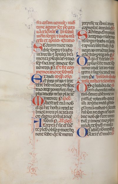 Missale: Fol. 319v: Sv. František & Plná mše sv. Františka, 1469. od Bartolomeo Caporali
