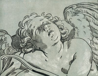 Spící amor, 1630-45. od Bartolomeo Coriolano