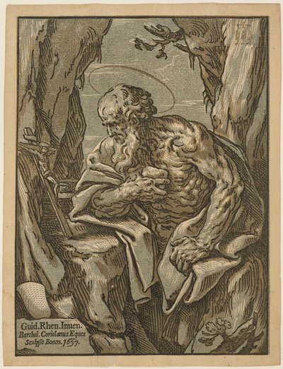 Svatý Jeroným od Bartolomeo Coriolano