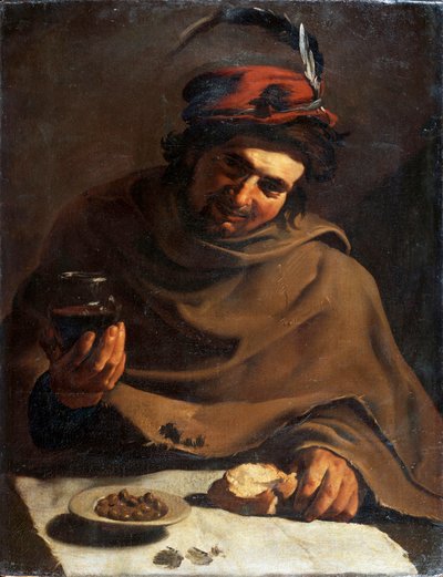 Snídaně, začátek 17. století od Bartolomeo Manfredi