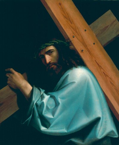 Kristus nesoucí kříž, Montagna, Bartolomeo (1449-1523). Olej na plátně, cca 1515. Rozměr : 85x70 cm. Kunsthaus Zuerich od Bartolomeo Montagna