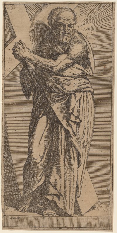 Svatý Ondřej od Bartolomeo Passarotti