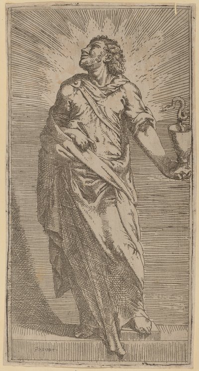 Svatý Jan Evangelista od Bartolomeo Passarotti