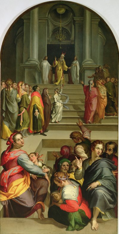 Představení Marie od Bartolomeo Passarotti