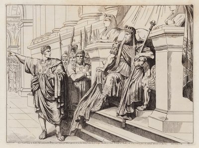 Appius Claudius vyslaný Lucullem na dvůr Tigrana Velikého (lept) od Bartolomeo Pinelli