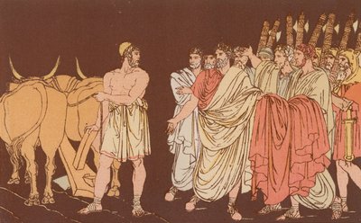 Cincinnatus called to be dictator od Bartolomeo Pinelli