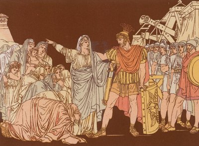 Coriolanus a jeho matka od Bartolomeo Pinelli