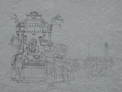 Prodejce ovoce od Bartolomeo Pinelli