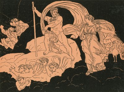 Juno a Aeolus od Bartolomeo Pinelli