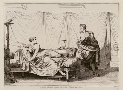 Znásilnění Lukrécie, Sextus Tarquinius (lept) od Bartolomeo Pinelli