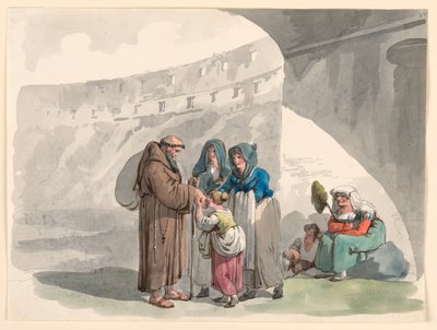 Pozdrav poustevníka od Bartolomeo Pinelli