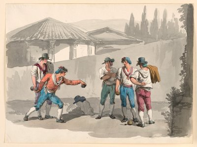 Hra Boccia od Bartolomeo Pinelli