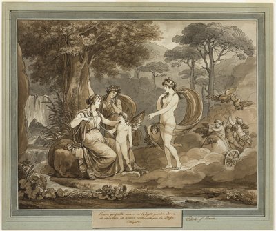 Venuše představuje Cupida Calypso, z The Adventures of Telemachus, Book 7 od Bartolomeo Pinelli