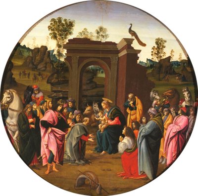 Klanění tří králů od Bartolomeo di Giovanni