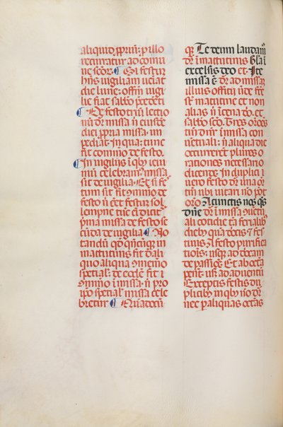 Missale: Fol. 173v: Hudba pro Aleluja atd. na začátku Velikonoc, 1469. od Bartolommeo Caporali