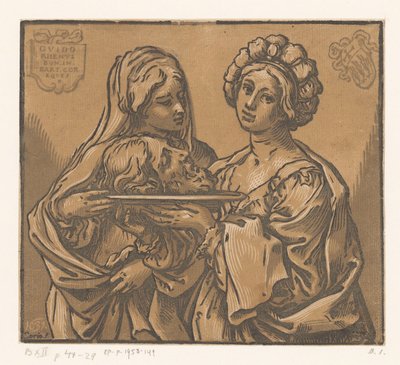 Herodias a Salome s hlavou Jana Křtitele od Bartolommeo Coriolano