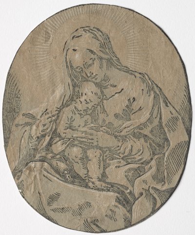 Madonna a dítě od Bartolommeo Coriolano
