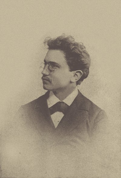 Portrét skladatele Hanse Hubera 1852-1921, 1898. od Basel . Photo studio Taescher and