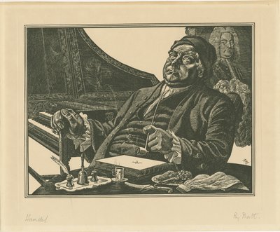 Händel, kolem roku 1930 od Batt