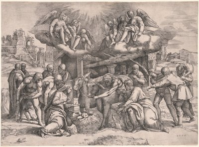 Klanění pastýřů, c. 1552. od Battista Franco