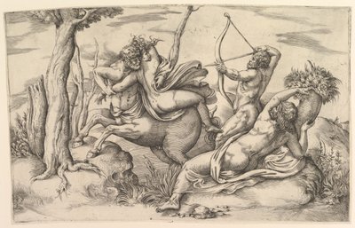 Únos Dejanira. od Battista Franco Veneziano