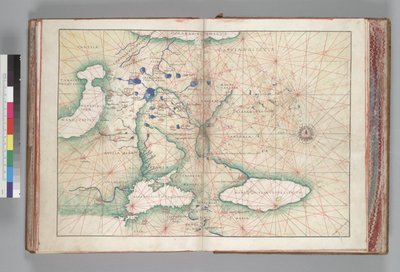 Mapa Ruska od Battista Giovanni Agnese