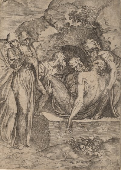 Pohřeb, 1515-1573. od Battista del Moro