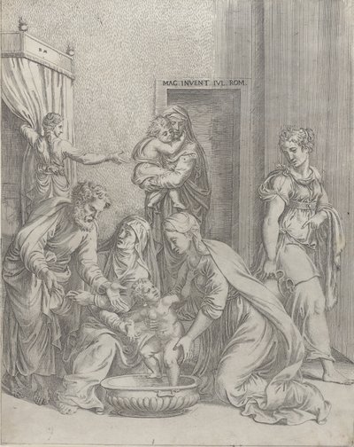 Svatá rodina, 1535-73., 1535-73. od Battista del Moro