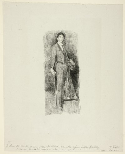 hrabě Robert de Montesquiou od Beatrix Godwin Whistler