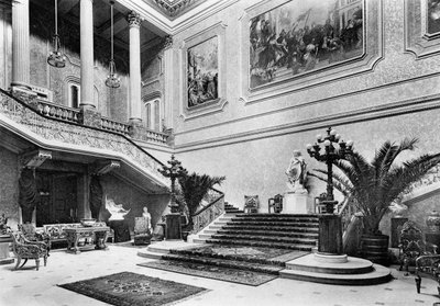 Velký sál, Staffordův dům, 1908. od Bedford Lemere and Company