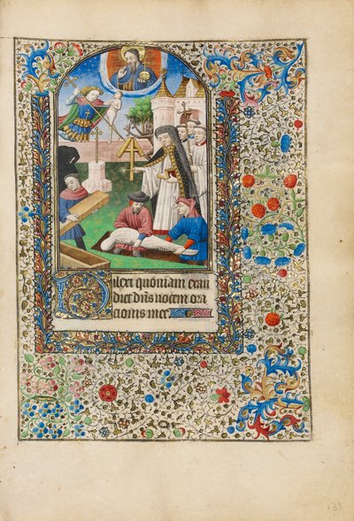 Pohřeb, kolem 1440-50 od Bedford Master Workshop