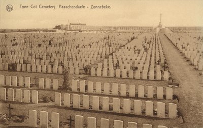 Hřbitov Tyne Cot v Passchendaele od Belgian Photographer