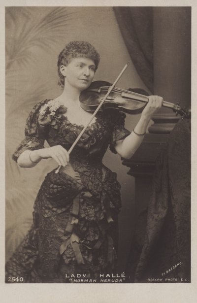 Wilma Neruda, Lady Halle, moravská houslistka od Belgian Photographer